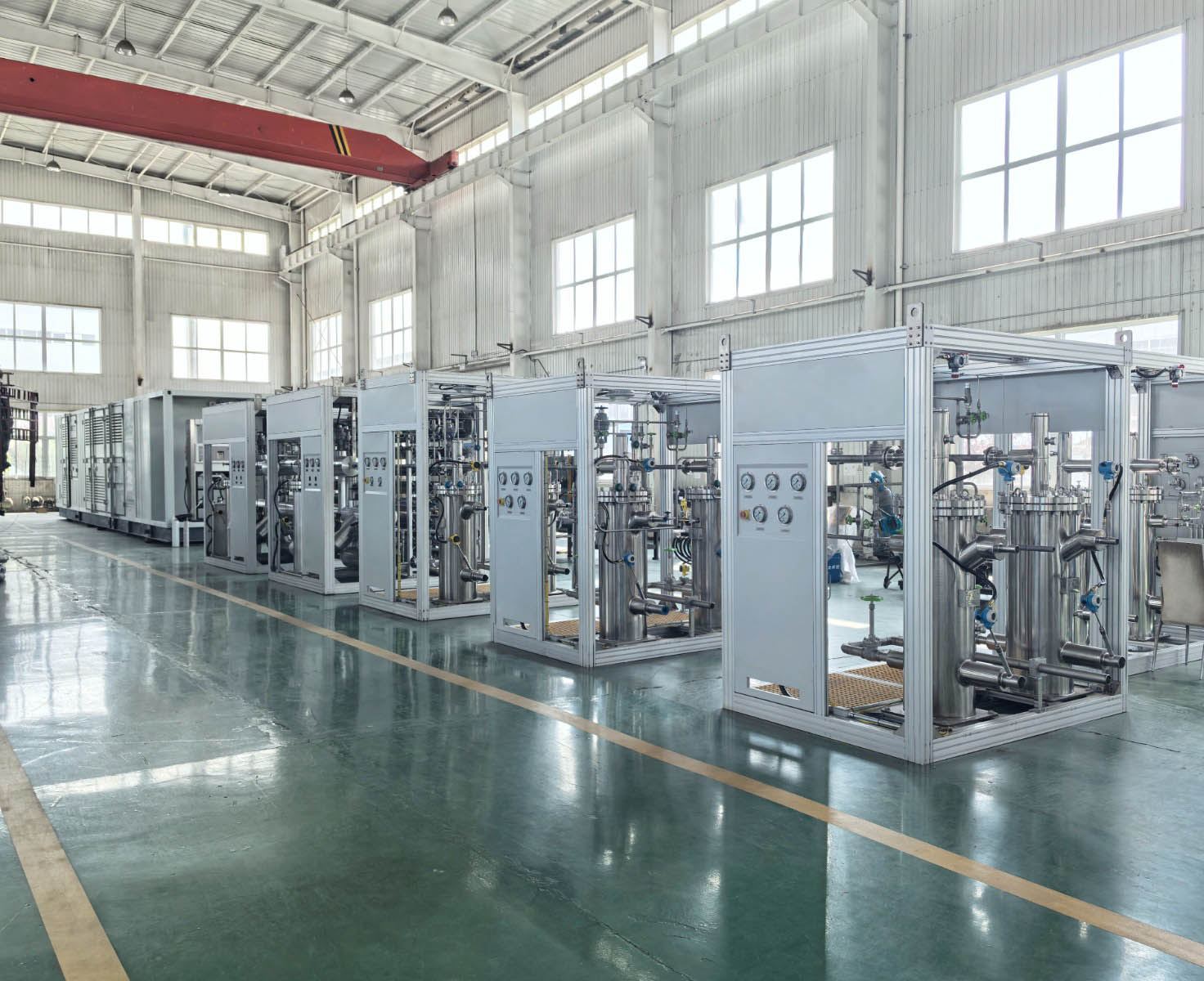 Nitrogen gas generation skids